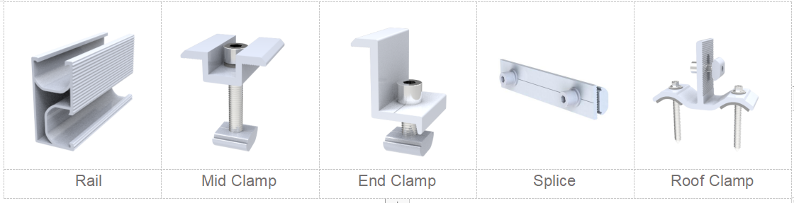 roof clamp for corrugated roof