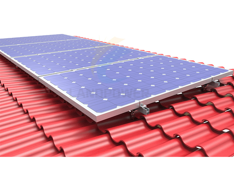 Verstellbarer Dachhaken für Ziegeldach, Solarmontage