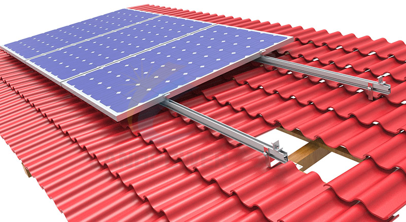 solar panel roof tile mounting brackets