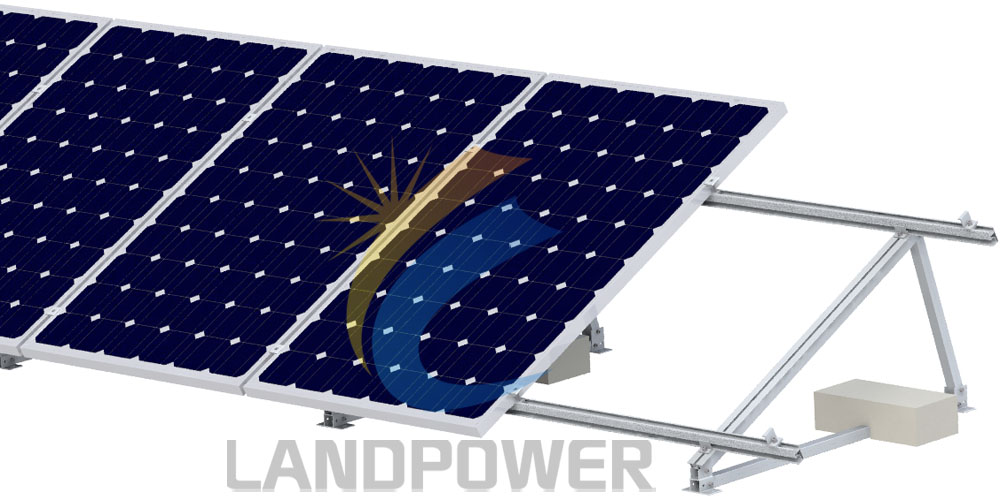 Verstellbare dreieckige Solarmontage für Flachdach
