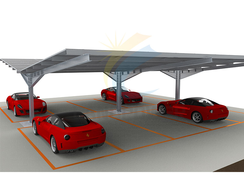 Solar-Carport-Struktur aus Stahl