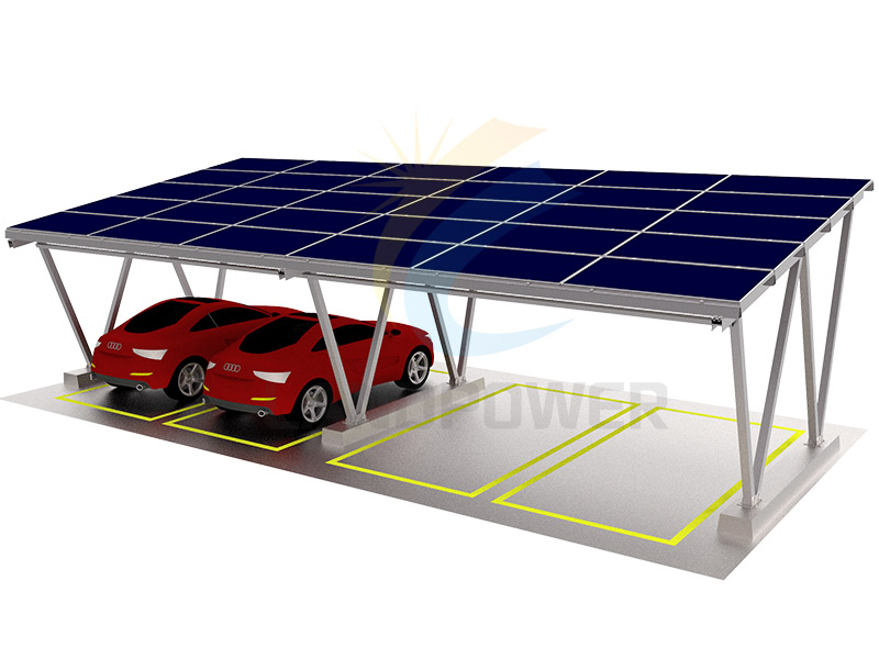 Solar-Carport-Struktur aus Aluminium