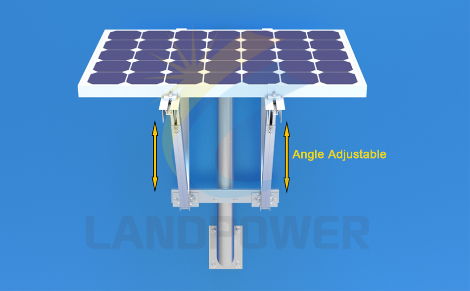 adjustable solar wall mount