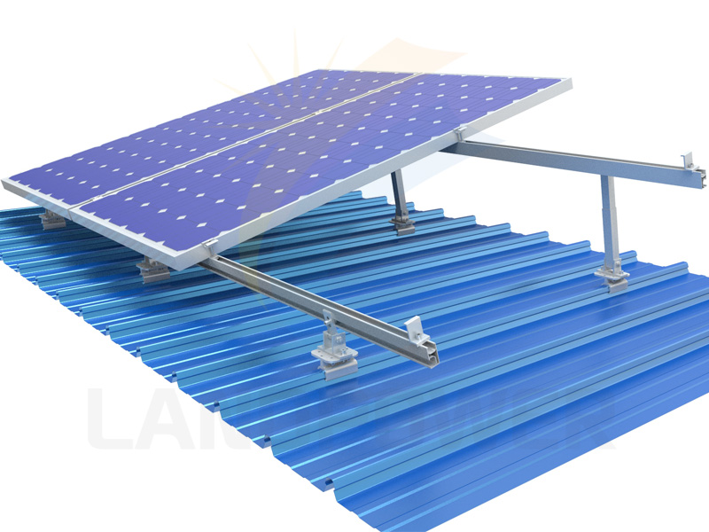Winkelverstellbare Solardachmontage