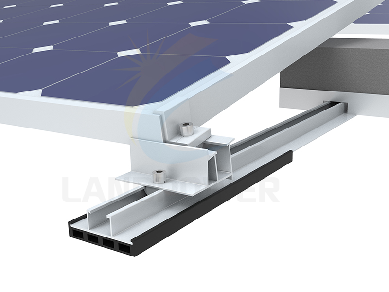 Neue Flachdach-Solarmontage
