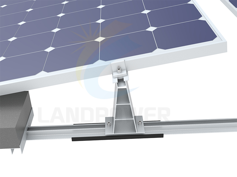 Neue Flachdach-Solarmontage