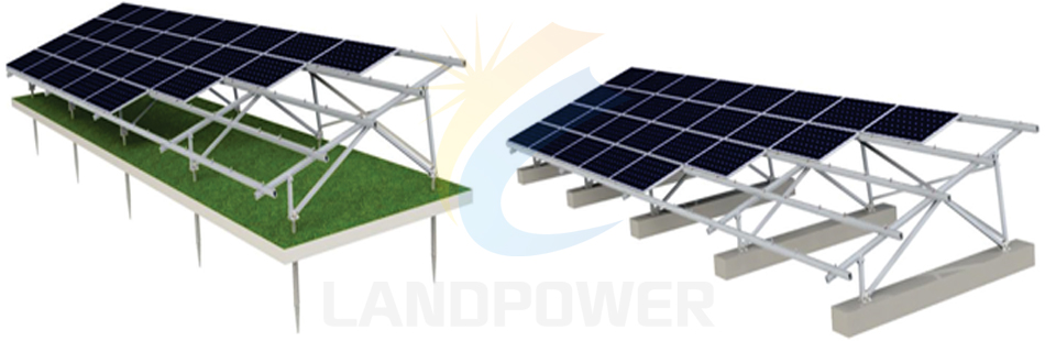 Bifacial Solar Panel Ground Screw Mounting
