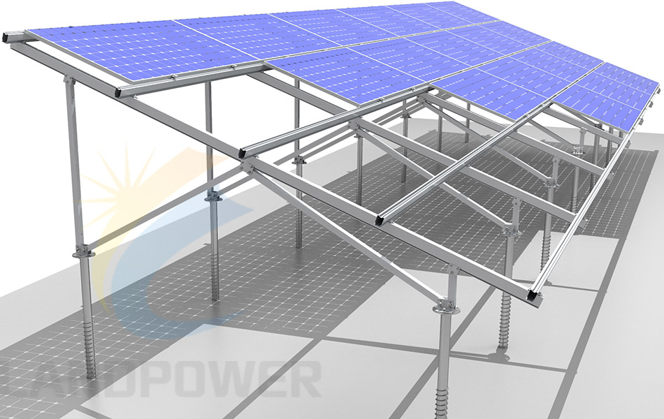 bifacial solar panel ground mount