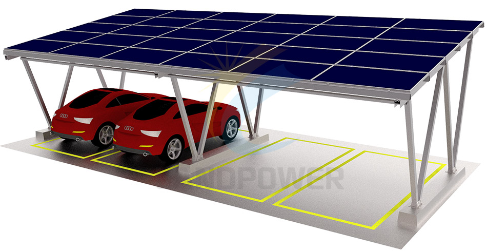 solar carport structure manufacture china